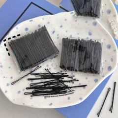 100 Pcs Solid Bobby Pin Alloy Hair Clip Non Slip Hair Accessory