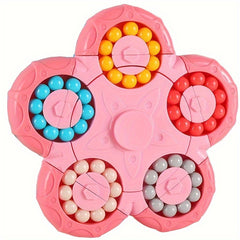 10 Sided Marble Spinner Puzzle Toy Interactive Bead Spinner Gift