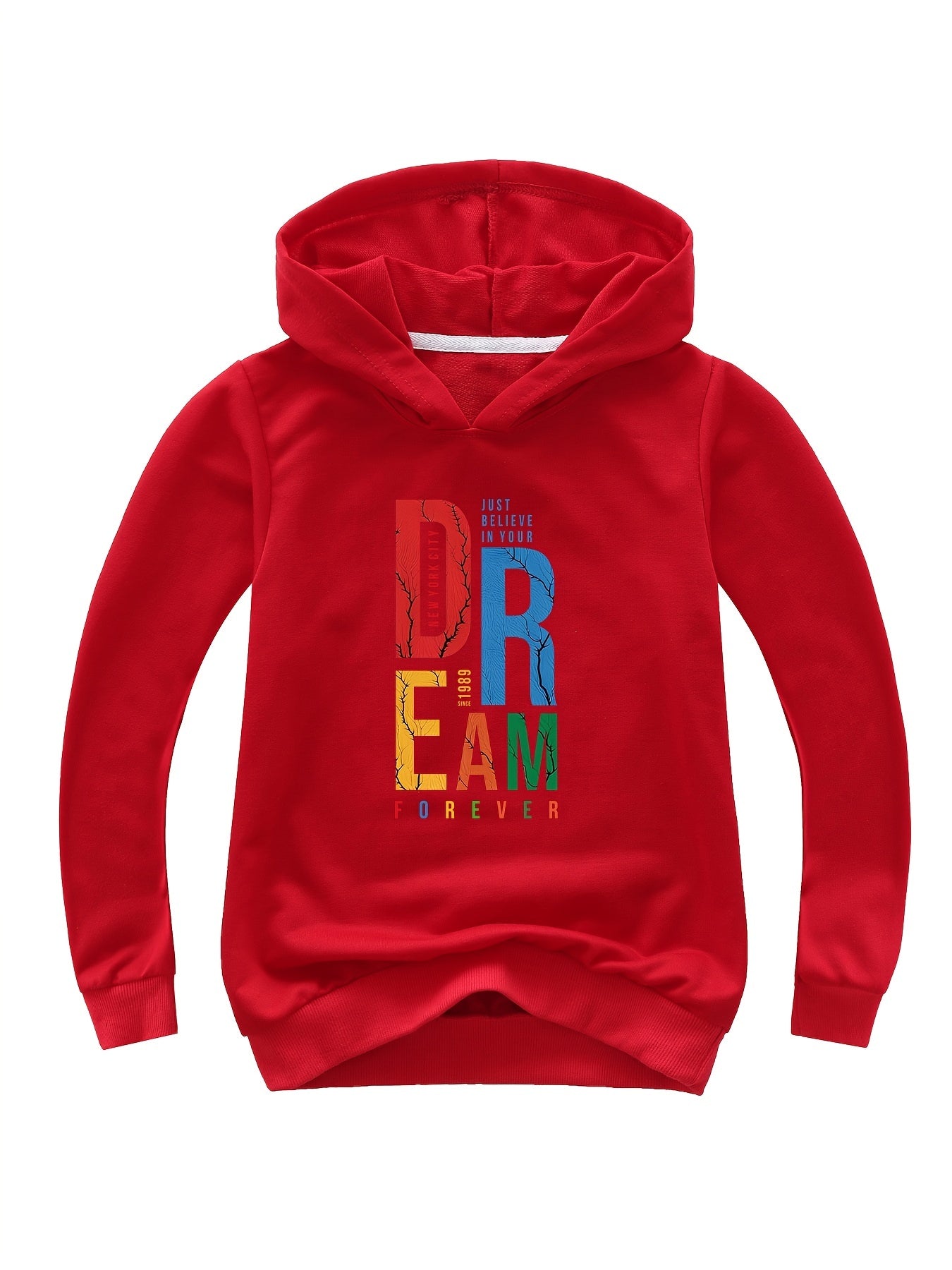 'Dream' Print Hoodie Boys Pullover Hooded Sweatshirt
