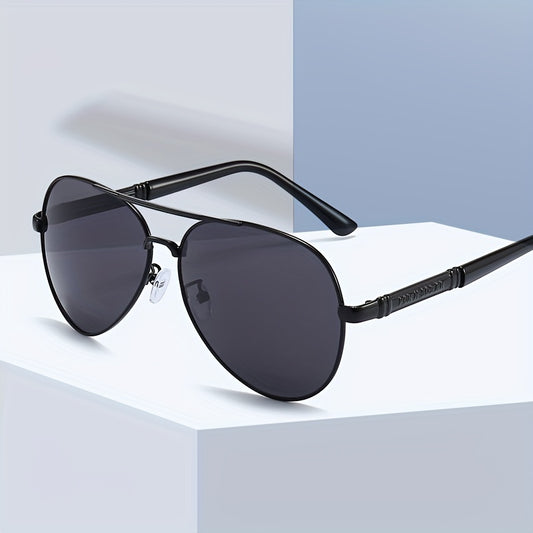 Classic Pilot Polarized Sunglasses Vintage Driving UV Protection