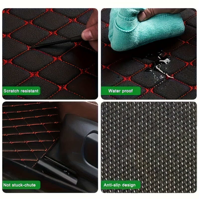 Waterproof Leather Car Carpet Set