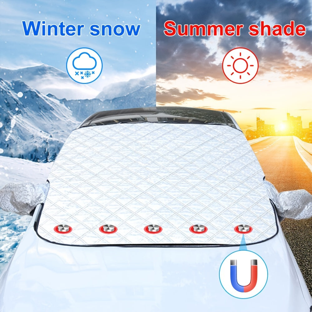 Car Windscreen Cover Magnetic Snow Cover with Mirror Covers