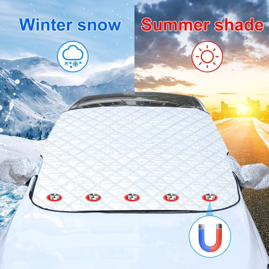 Car Windscreen Cover Magnetic Snow Cover with Mirror Covers