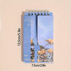 1pc 80 Roses And You Series Vocabulary Book Portable Dictation Pocket Notebook