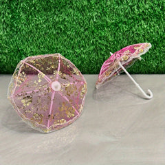 Mini Lace Umbrella for Doll Costume Toy