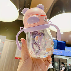 350ml Water Straw Bottle with Handle