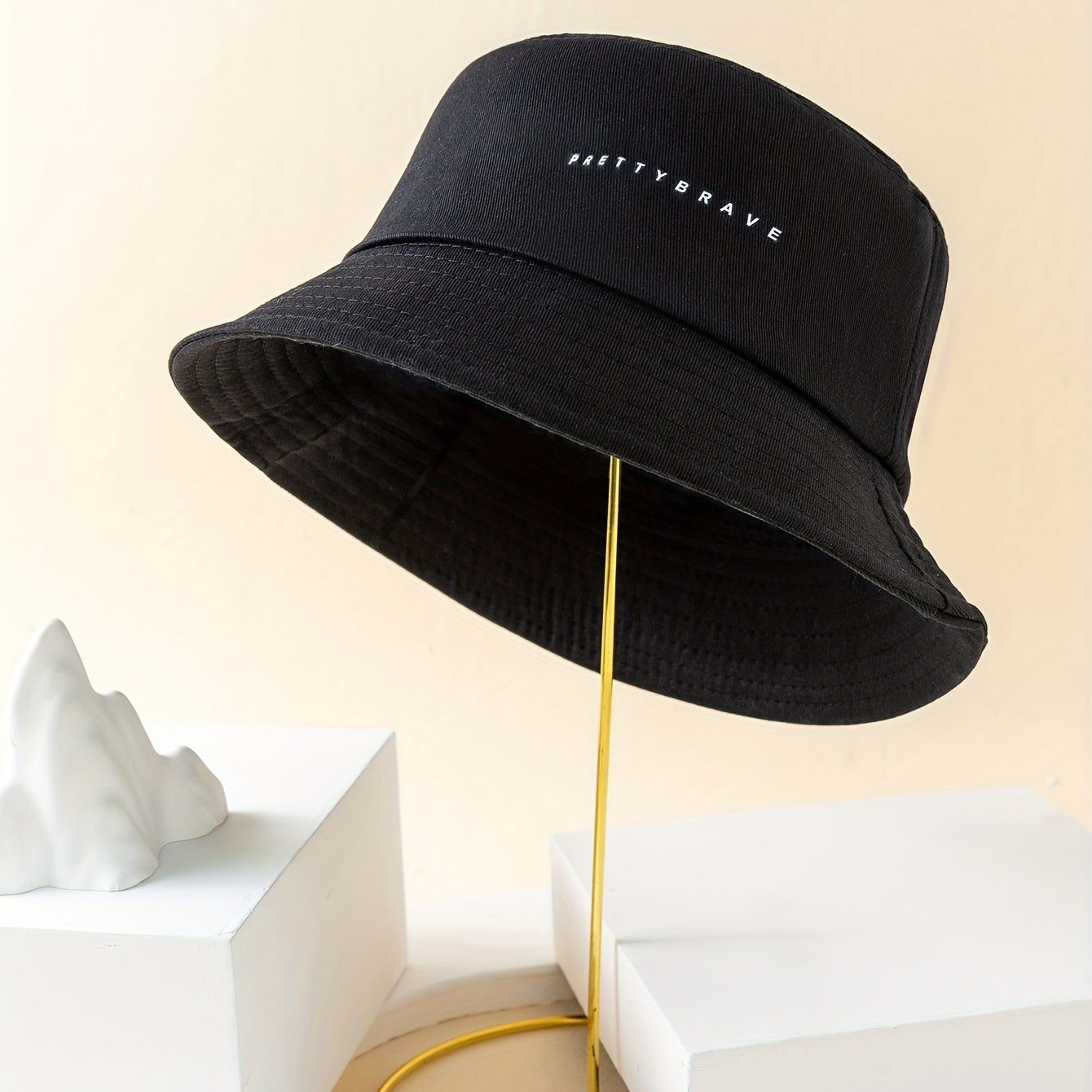 Men's Pretty Brave Print Bucket Hat Sunshade