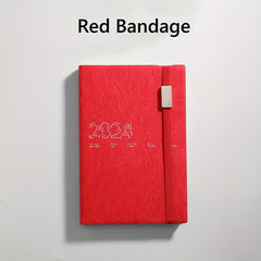 A5 Strap Notebook for Time Management and Planning