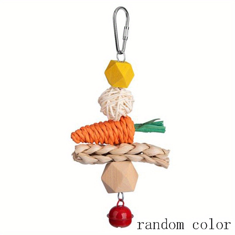 Bird Swing & Chewing Hanging Toy for Parakeets & Cockatiels