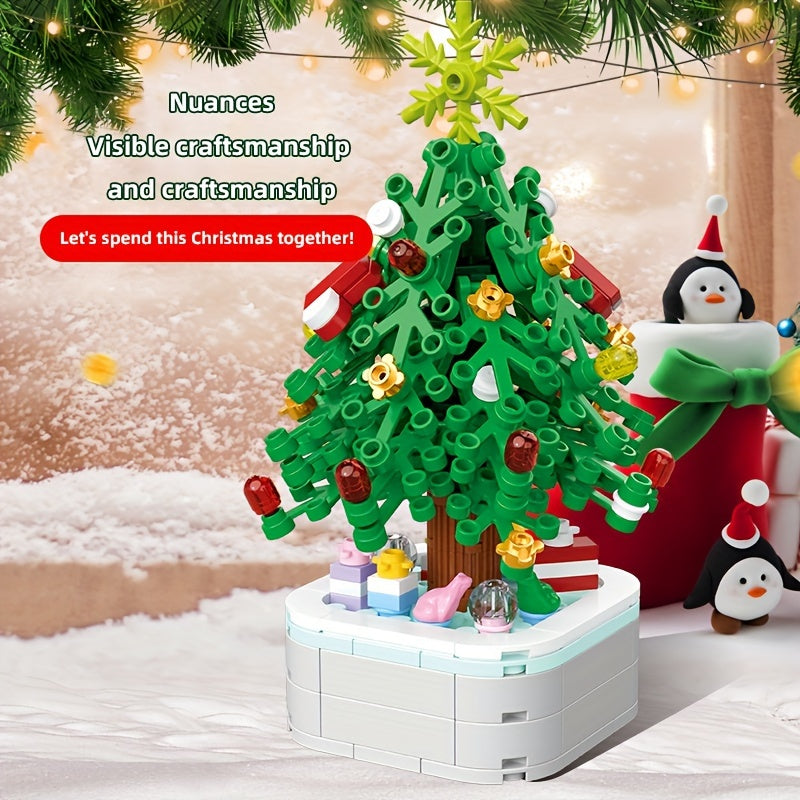 Handcrafted Christmas & Orange Tree Combo Set
