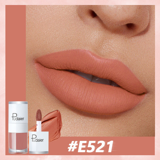Pudaier 16 Colors Lip Tint Long Lasting Matte Glossy Lip Gloss