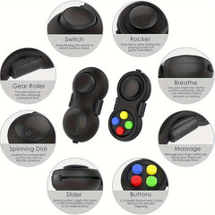 3pcs Retro Classic Fidget Controller Handheld Game Fun Fidget Pad Packs