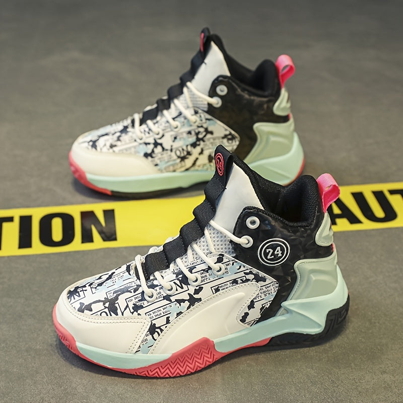Boy's Basketball Shoes Non Slip Casual Sneakers