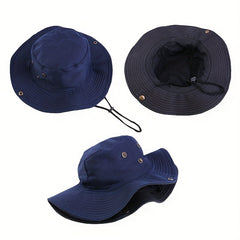 Foldable Sunshade Bucket Hat Double-sided Outdoor Fishing