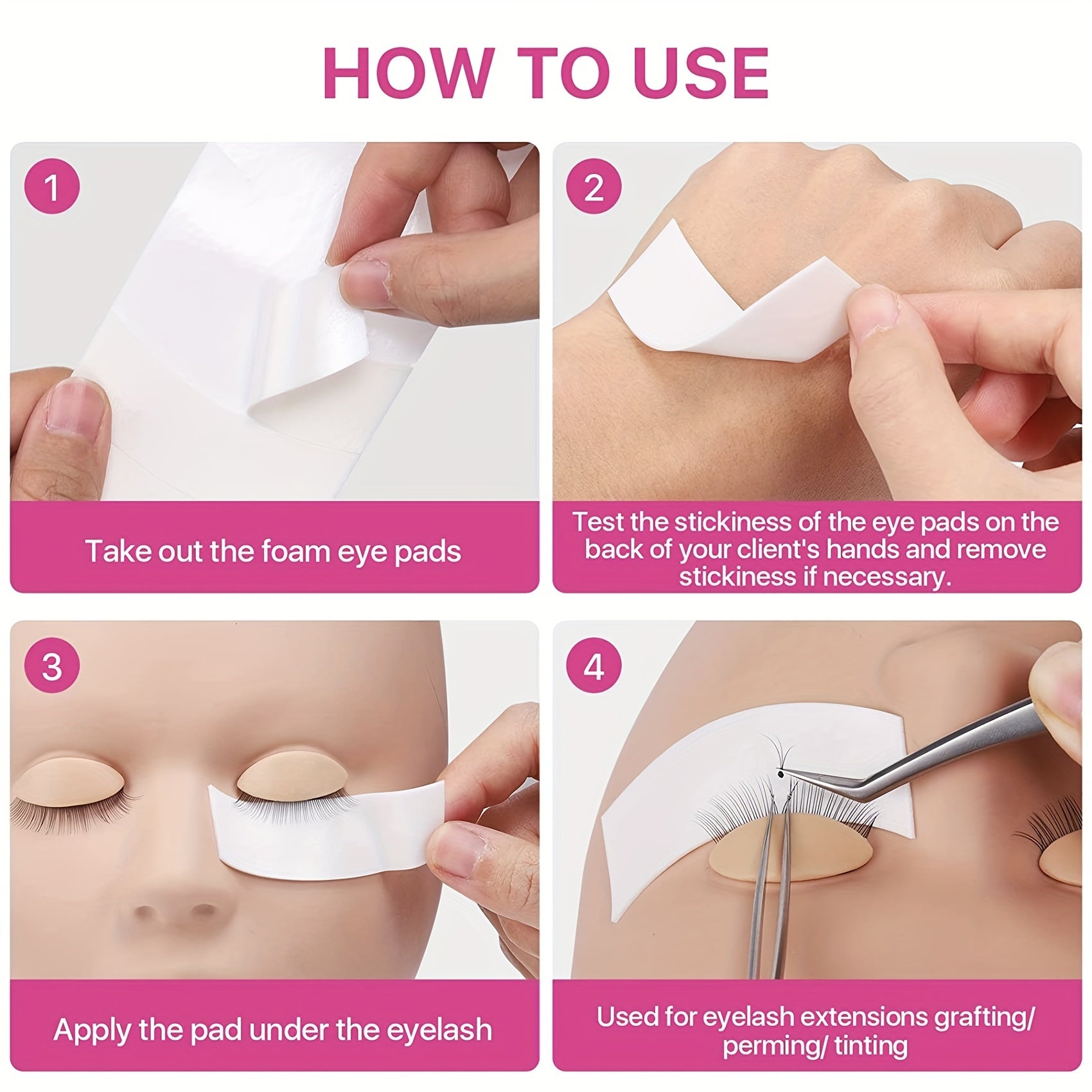 110 Pcs Eye Gel Pads Under Eye Gel Pads for Eyelash Extension