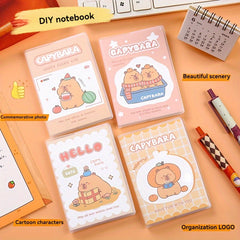 Capypara Customizable Mini Notebook Waterproof Plastic Cover Soft Cover Journal