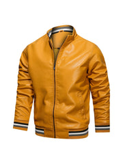 Men's Casual PU Leather Jacket for Autumn & Winter