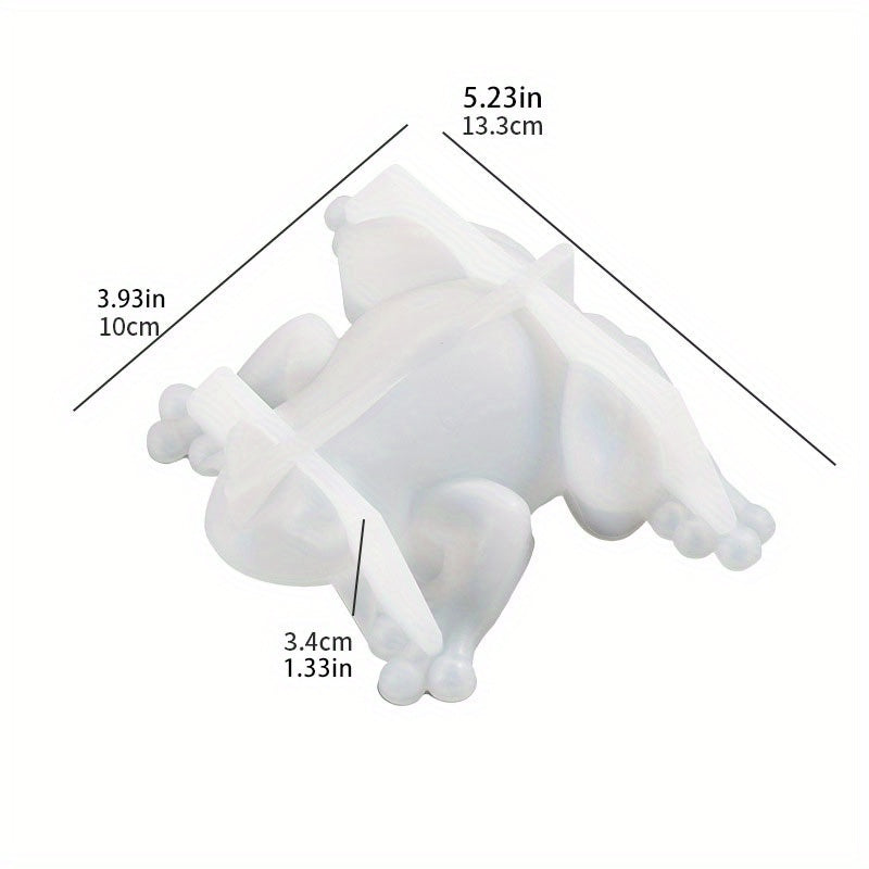 3D Animal Silicone Resin Molds - Snail Frog Lizard Shapes - DIY Casting