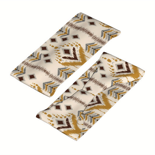 Men's Boho Vintage Headband Non Slip Sweatband for Gym Yoga Everyday