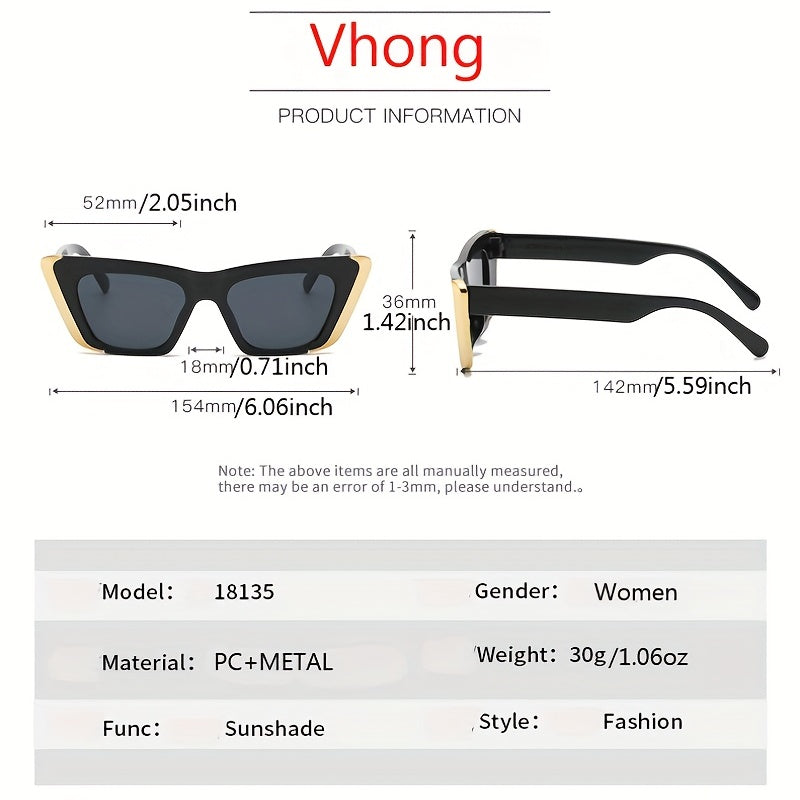 Cat Eye Sunglasses Retro Summer UV400 Sun Shades For Men Women