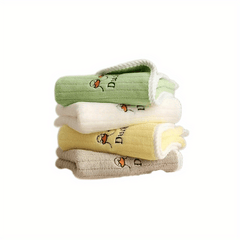 Kids Face Towels Soft Cotton Absorbent Small Square Baby Towels