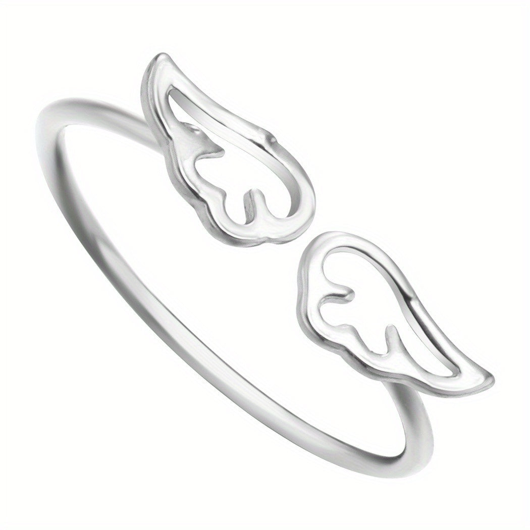 Wing Angel Ring Mouse Fox Wedding Couple Party Ring