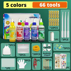 5 8 Colors Tie Dye Kit DIY Crafts & Arts
