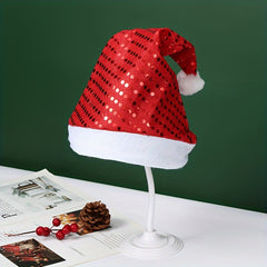 Knitted Fabric Woolen Edge Christmas Hat