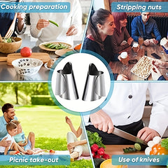 6pcs Stainless Steel Finger Guard Protector Set