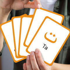 Arabic Alphabet Letter Flash Cards Set for Learning Quran Muslim Letter Poster