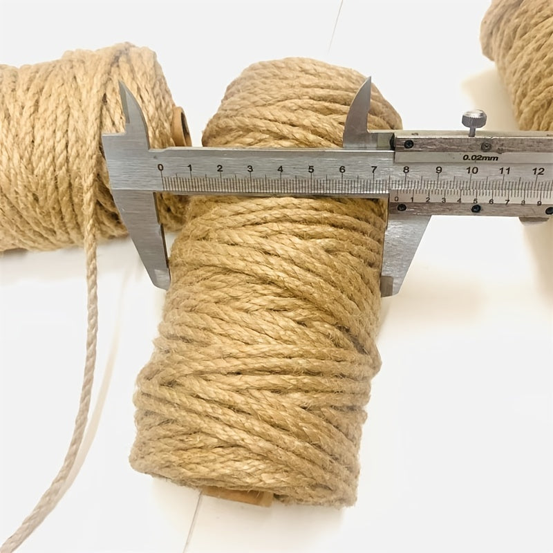 164ft Jute Rope Thick Hemp Rope For DIY Arts Crafts Gardening Home Decor