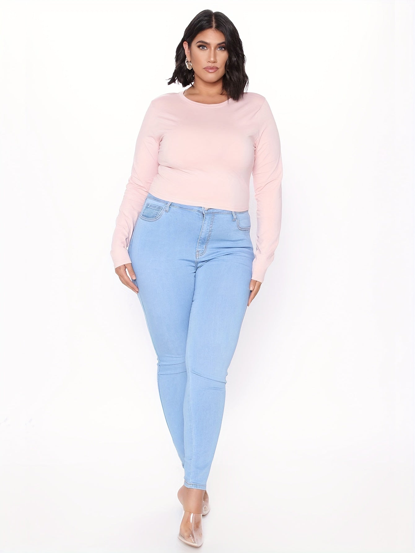  Button Fly Slimming Washed Jeans