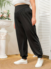  Solid Tummy Control High Rise Joggers