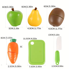 Fun Fruit Cutting Toys Eggplant Carrot Corn Egg