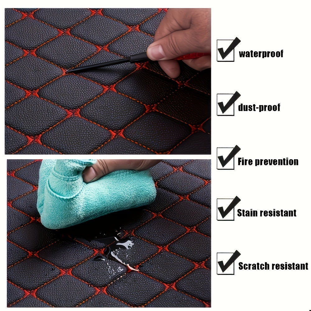 Waterproof Leather Car Carpet Set