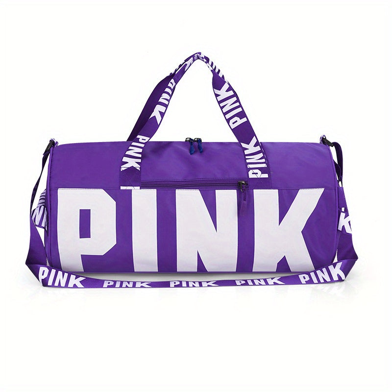 Stylish Letter Pattern Sports Handbag Large Capacity