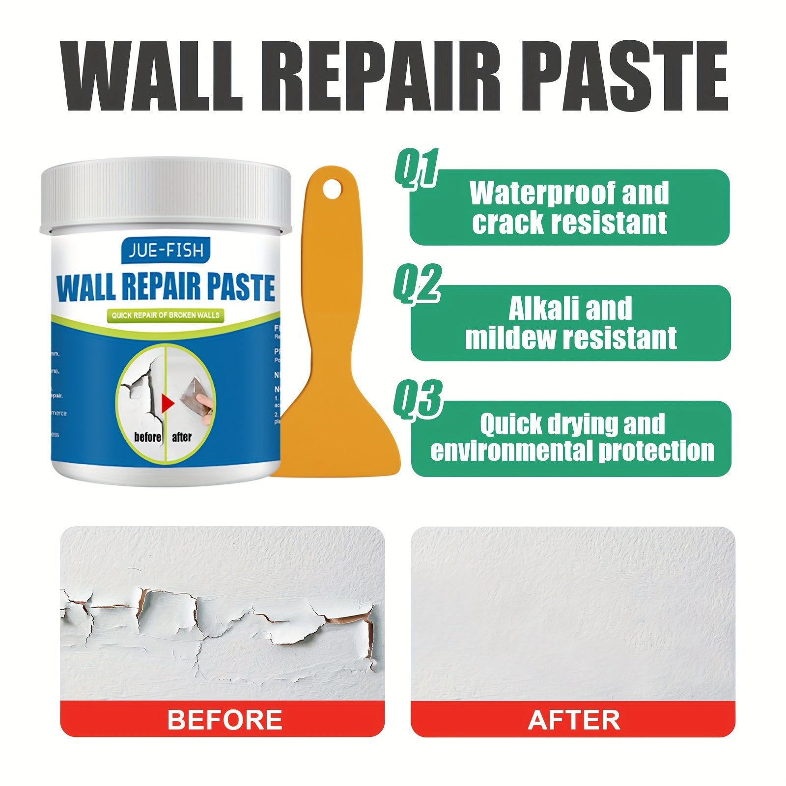 100ml Wall Repair Paste Crack Repair Agent Stain Cover