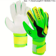 Soccer Goalie Gloves Strong Grip Green