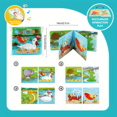Interactive Bath Book & Floating Toy Set for Infants