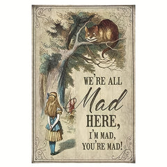 Girls Rabbits Decor Party Quotes Poster Tin Sign 20x30 Cm
