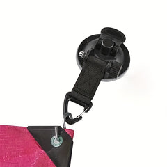 Heavy Duty Suction Cup Anchor with Securing Hook for Camping Tarp