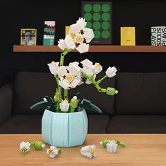 Colorful ABS Cactus and Flower Garden Set Toy 464pcs