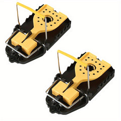 4pcs Large Reusable Mouse Traps with Teeth Bait Cups