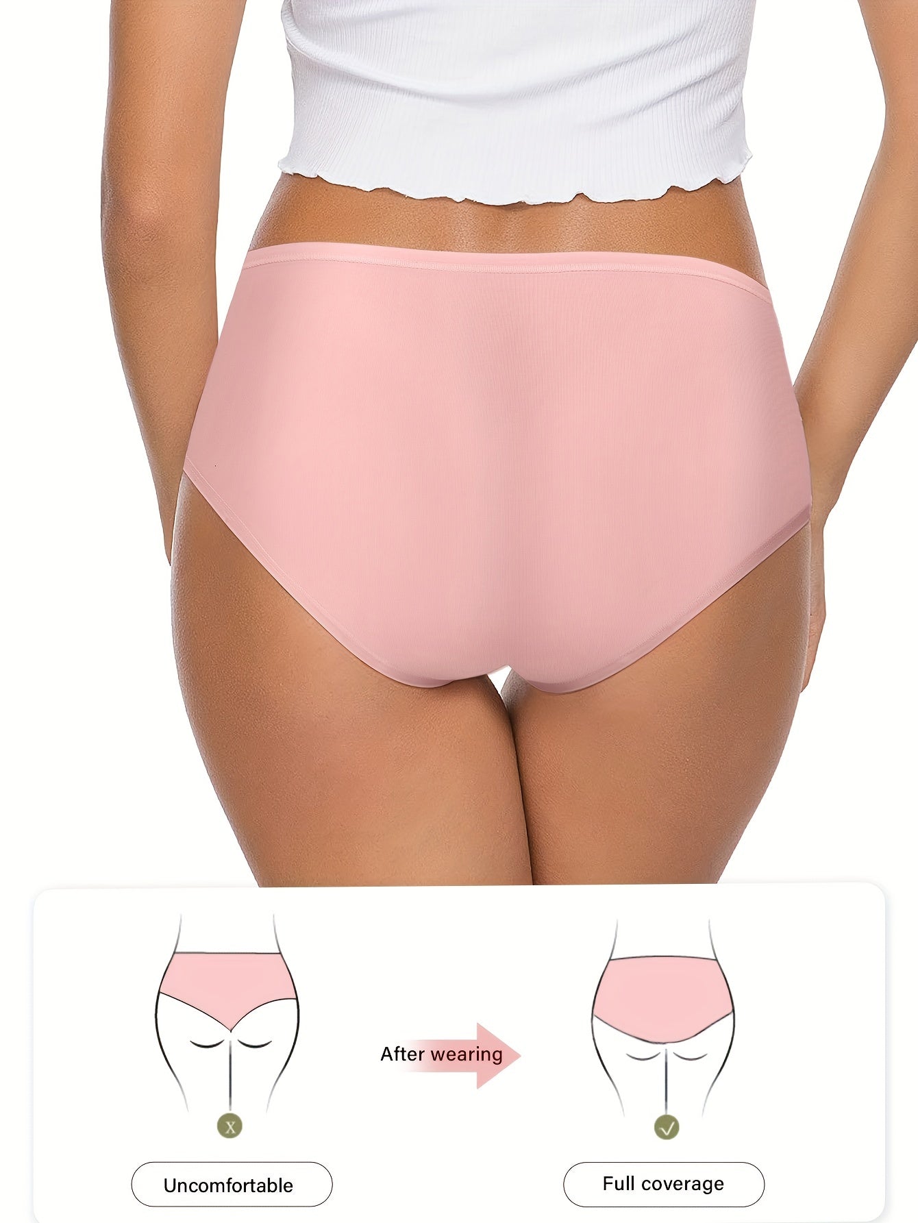 Comfy Lace Stitching Briefs Intimates Panties Women's Lingerie