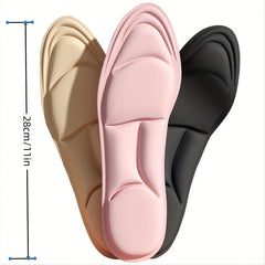 5D Shock Absorbing Sports Insole Memory Foam Shoe Pads