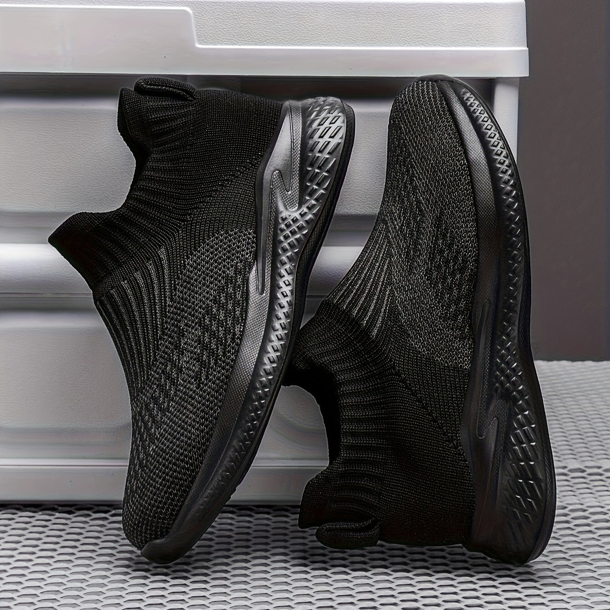 Girl's Slip On Sock Shoes Breathable Non Slip Sneakers