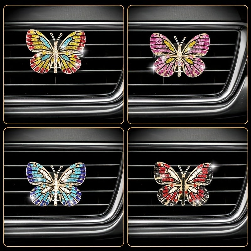 Butterfly Car Air Outlet Aromatherapy Perfume Clip