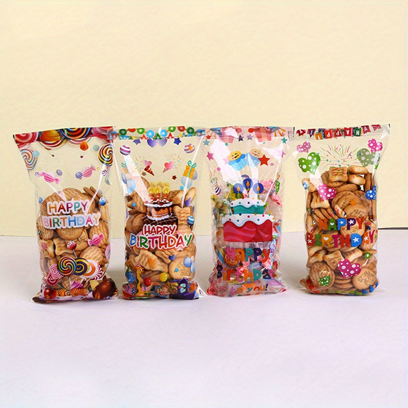 50pcs Birthday Party Candy Bag Cookie Bag Small Gift Decoration Party