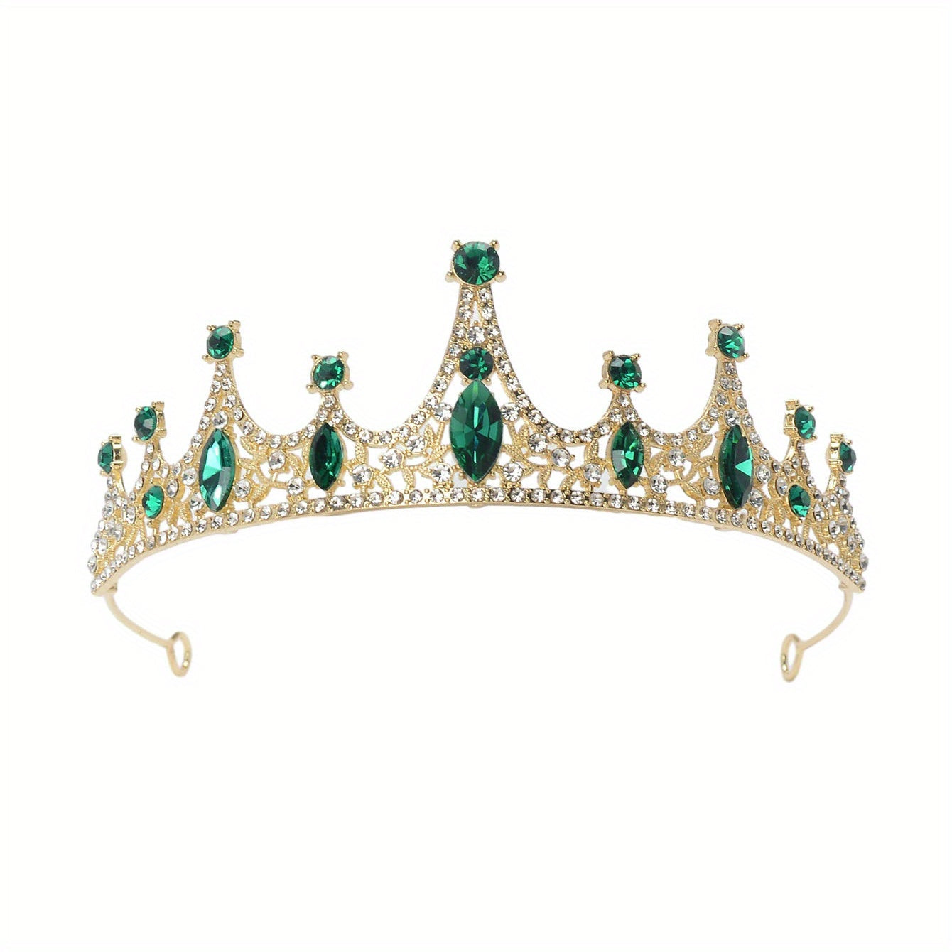 Crystal Bridal Tiara Crown Bride Headband Wedding Hair Jewelry