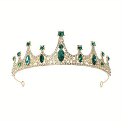 Crystal Bridal Tiara Crown Bride Headband Wedding Hair Jewelry